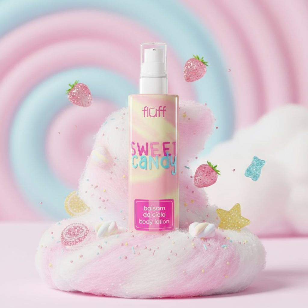 SOIN HYDRATANT CORPS FRUITÉ SUCRÉ BARBE À PAPA 160 ML - FLUFF